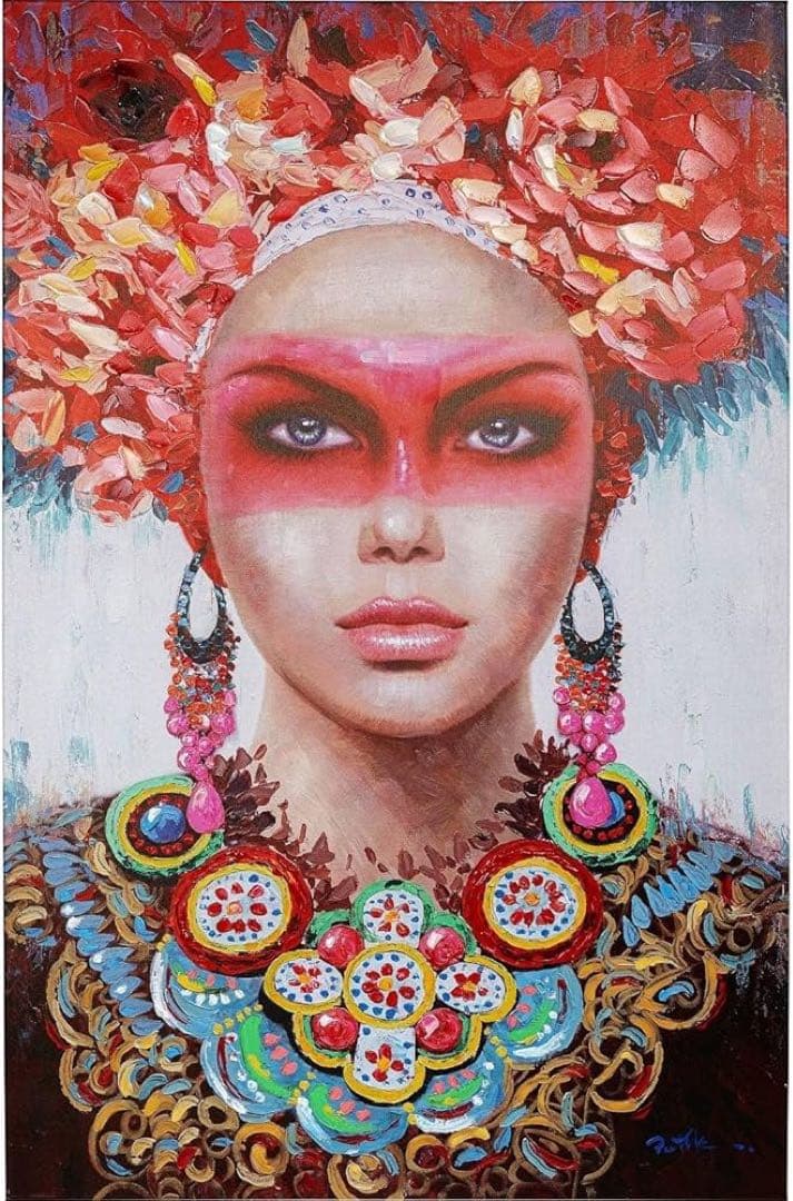 KARE（カレ）Red Eye Lady アートパネル 絵画 インテリア