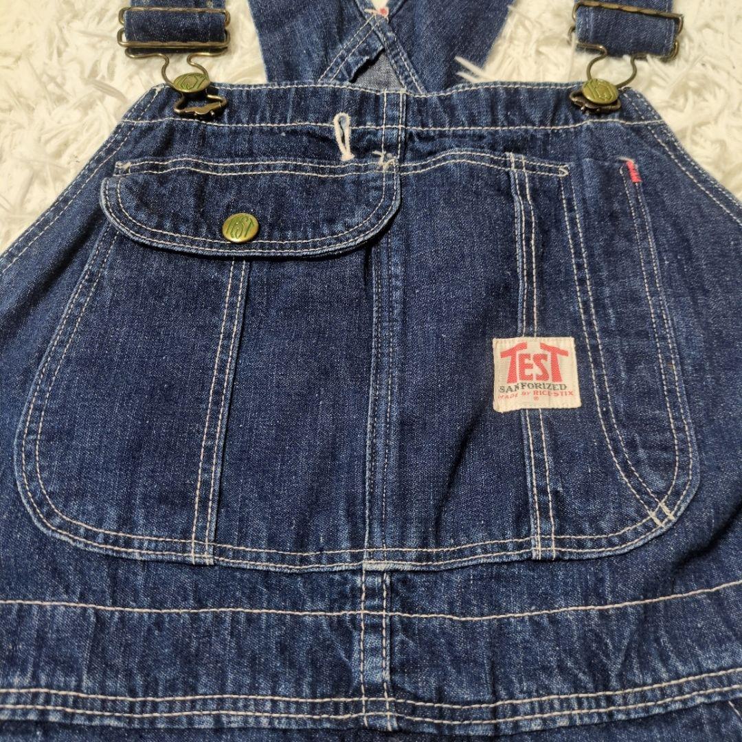 ヴィンテージ　TEST　USA製　オーバーオール　サイズXL相当