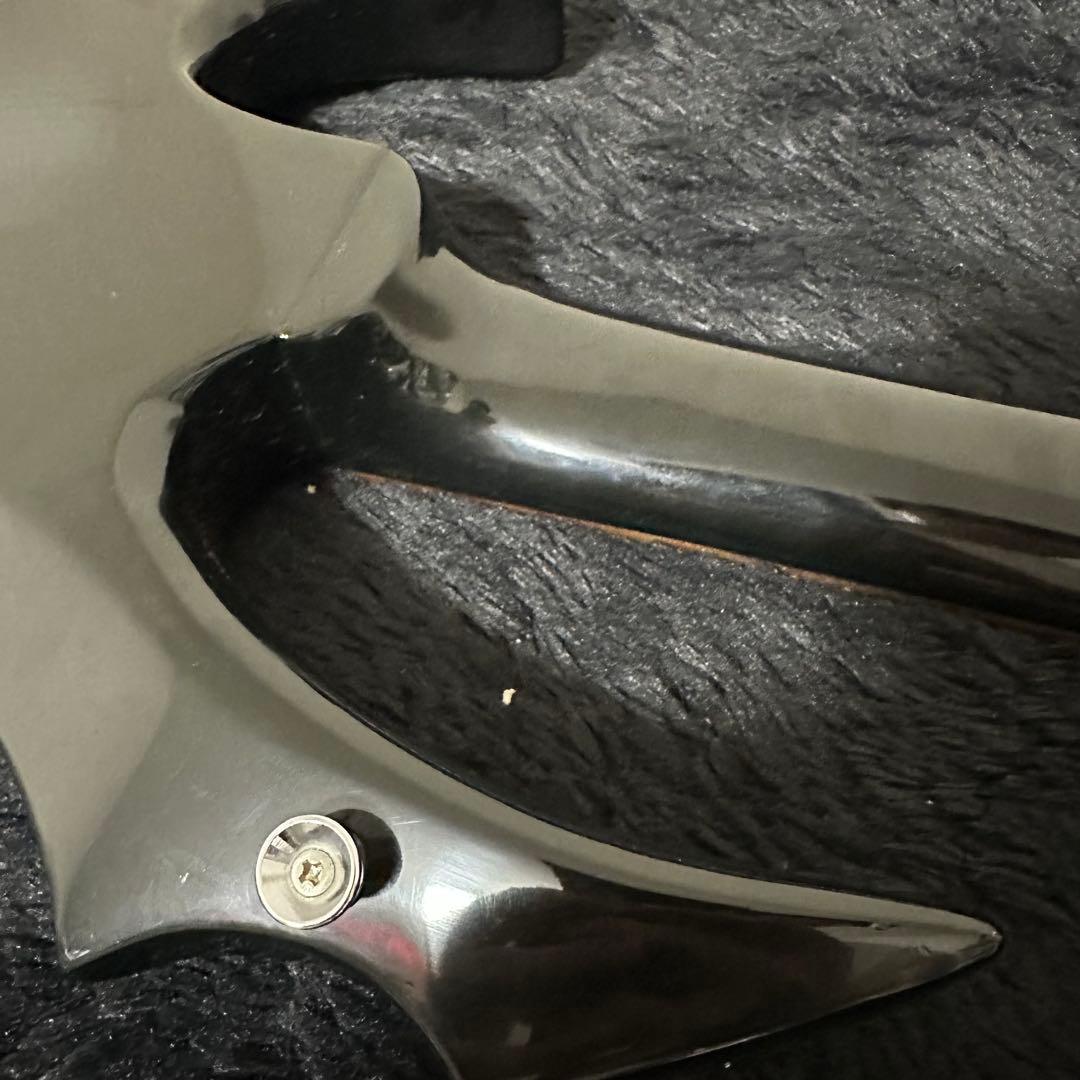 エレキギター ブラック 未完成 フォレストシェイプ スルーネック? 弦楽器