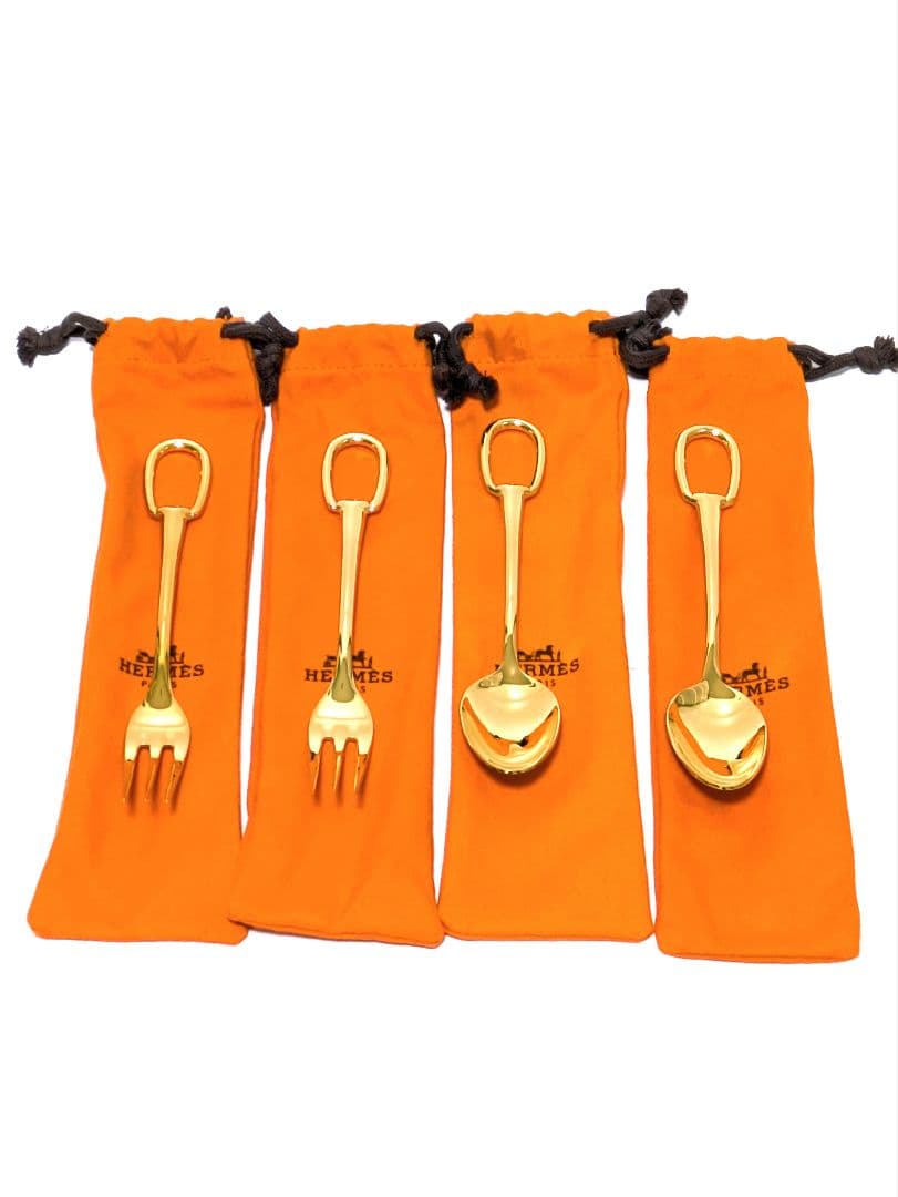 HERMES エルメス グラン アトラージュ デザートスプーン デザートフォーク