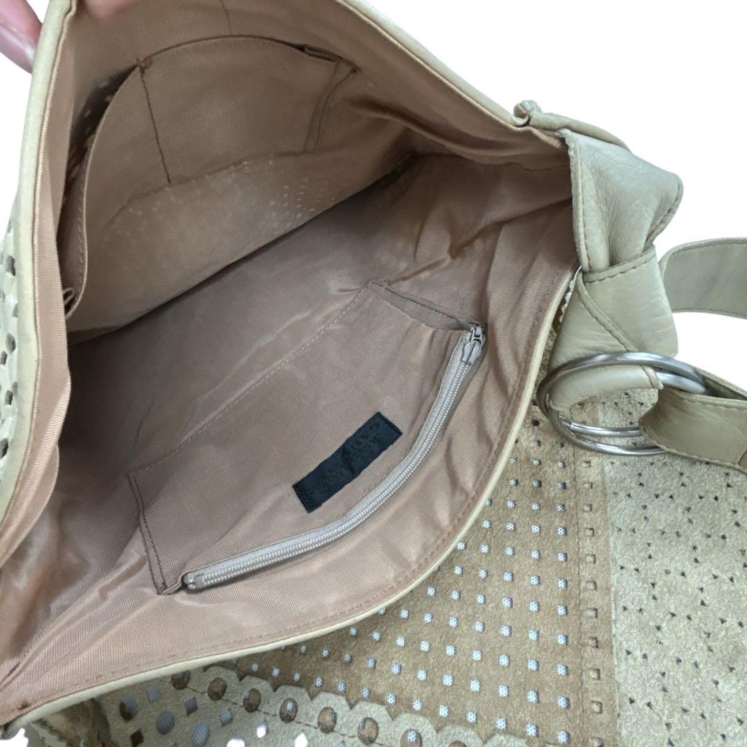 JEAN PAUL GAULTIER ショルダーバッグ 本革 フリンジ