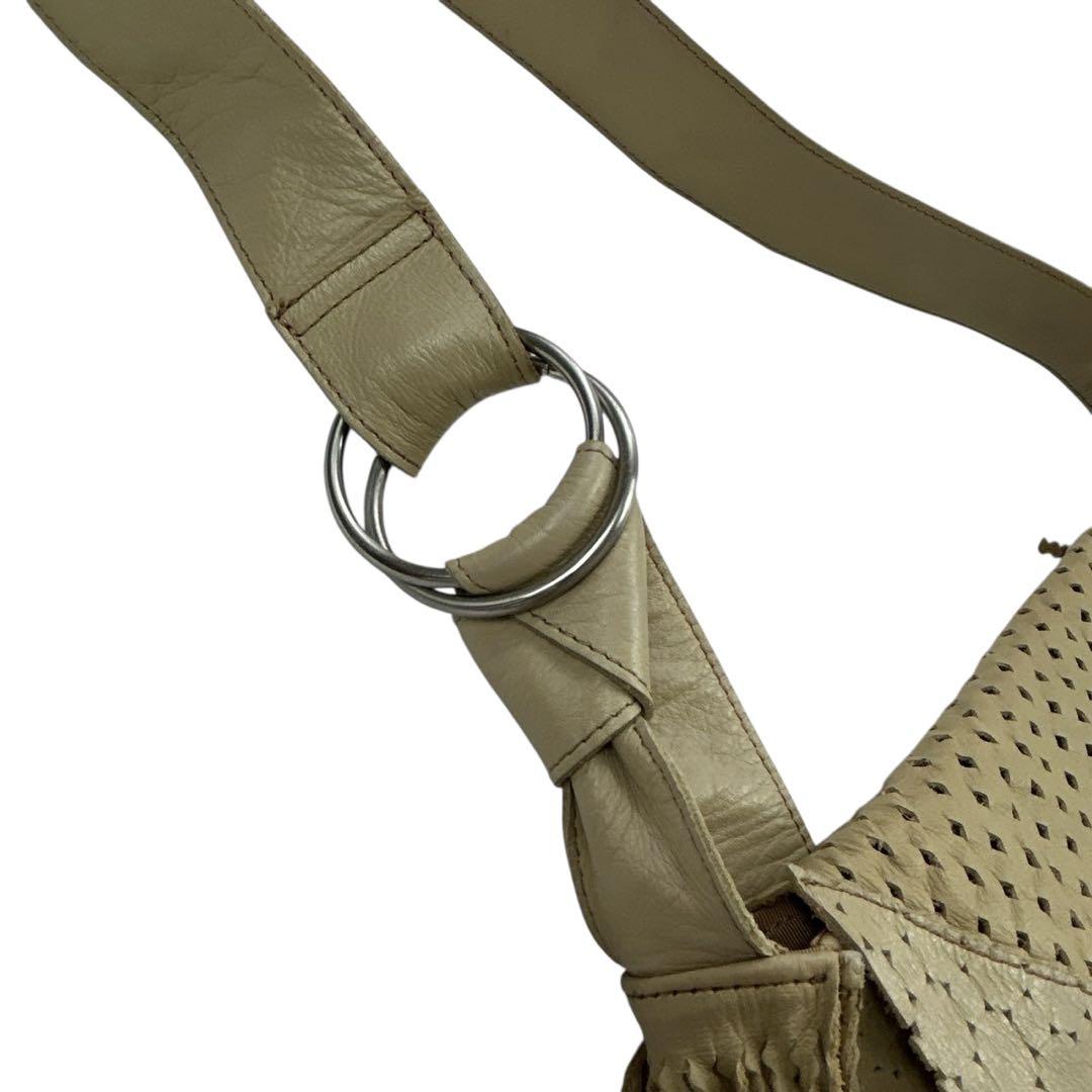 JEAN PAUL GAULTIER ショルダーバッグ 本革 フリンジ