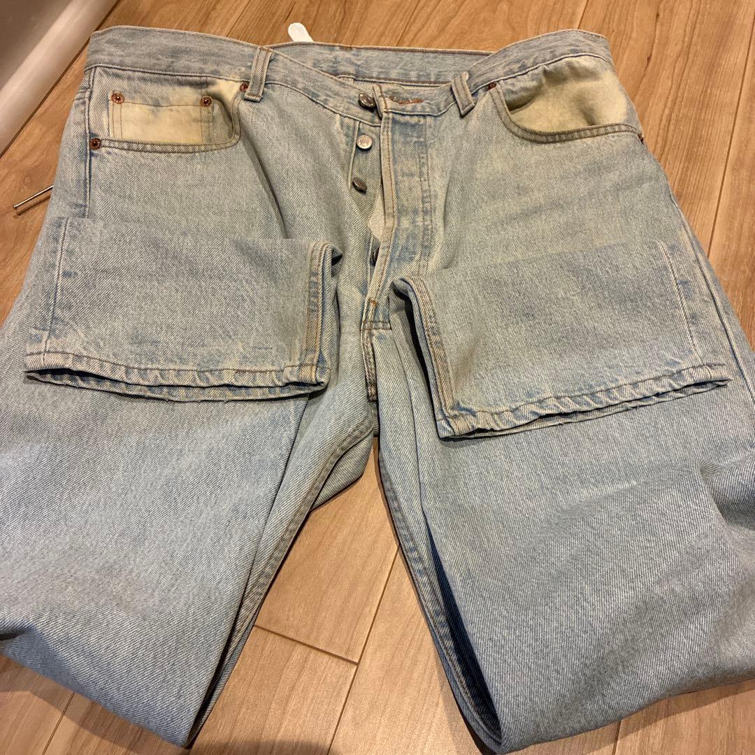 92年製 Levi's 501 USA製 アイスブルー W36 L30