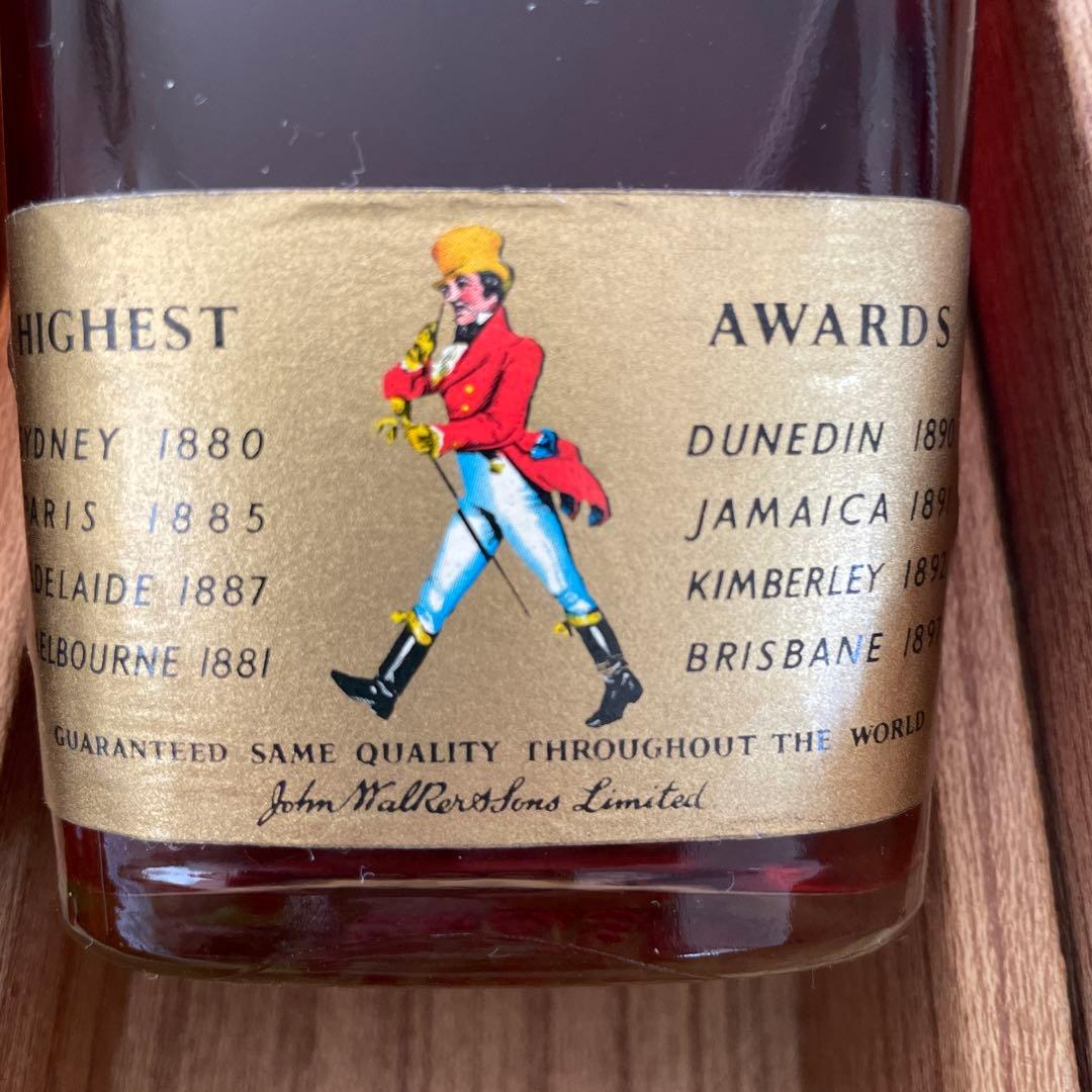 古酒　希少Johnnie Walker レッドラベル　2本　年代違い飲み比べ