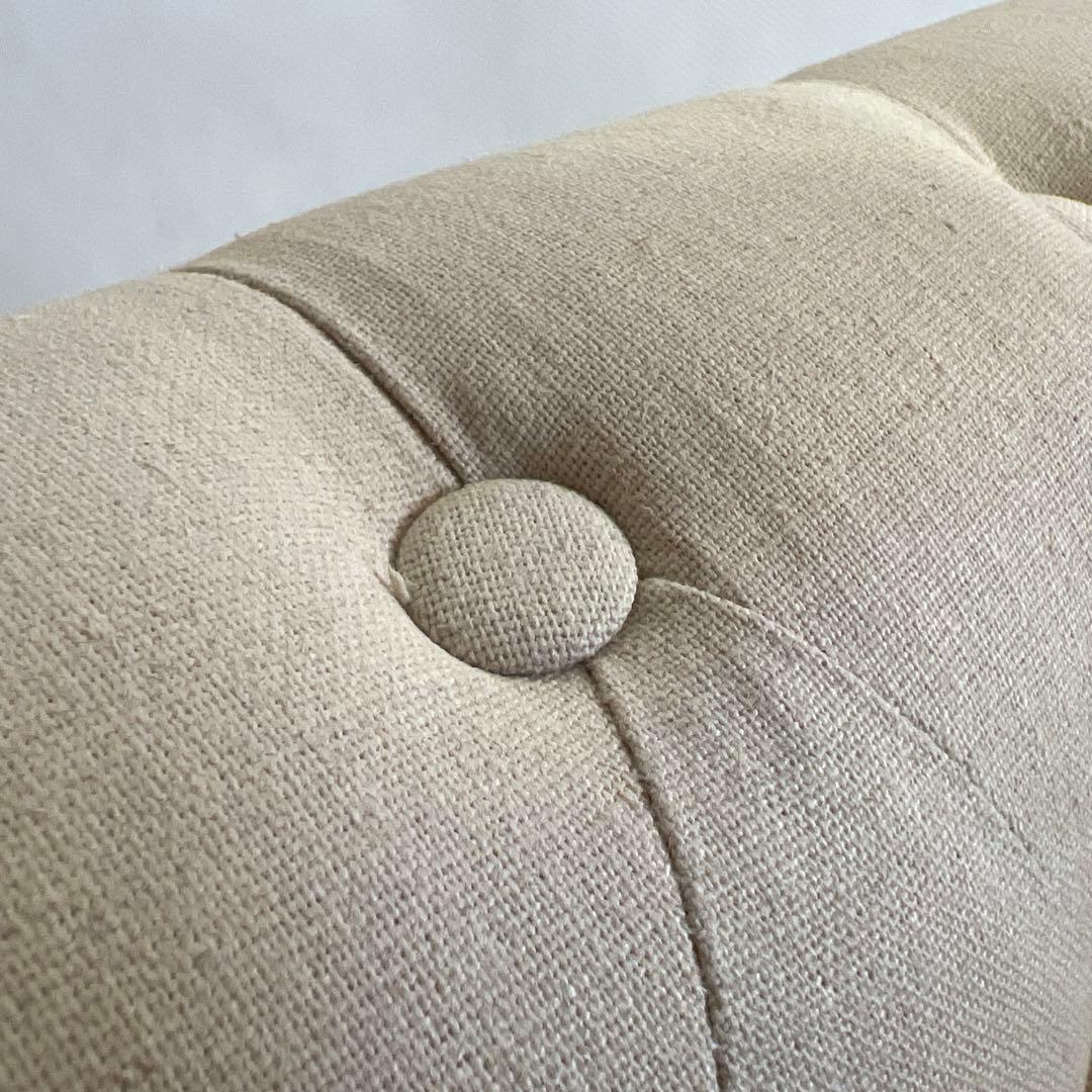 ZARA  KIDS ミニサイズソファ・リネン・アイボリー・ザラホーム