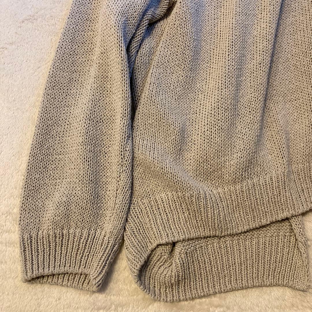 evam eva ドライシルク カーディガン シルク100% 羽織り グレージュ