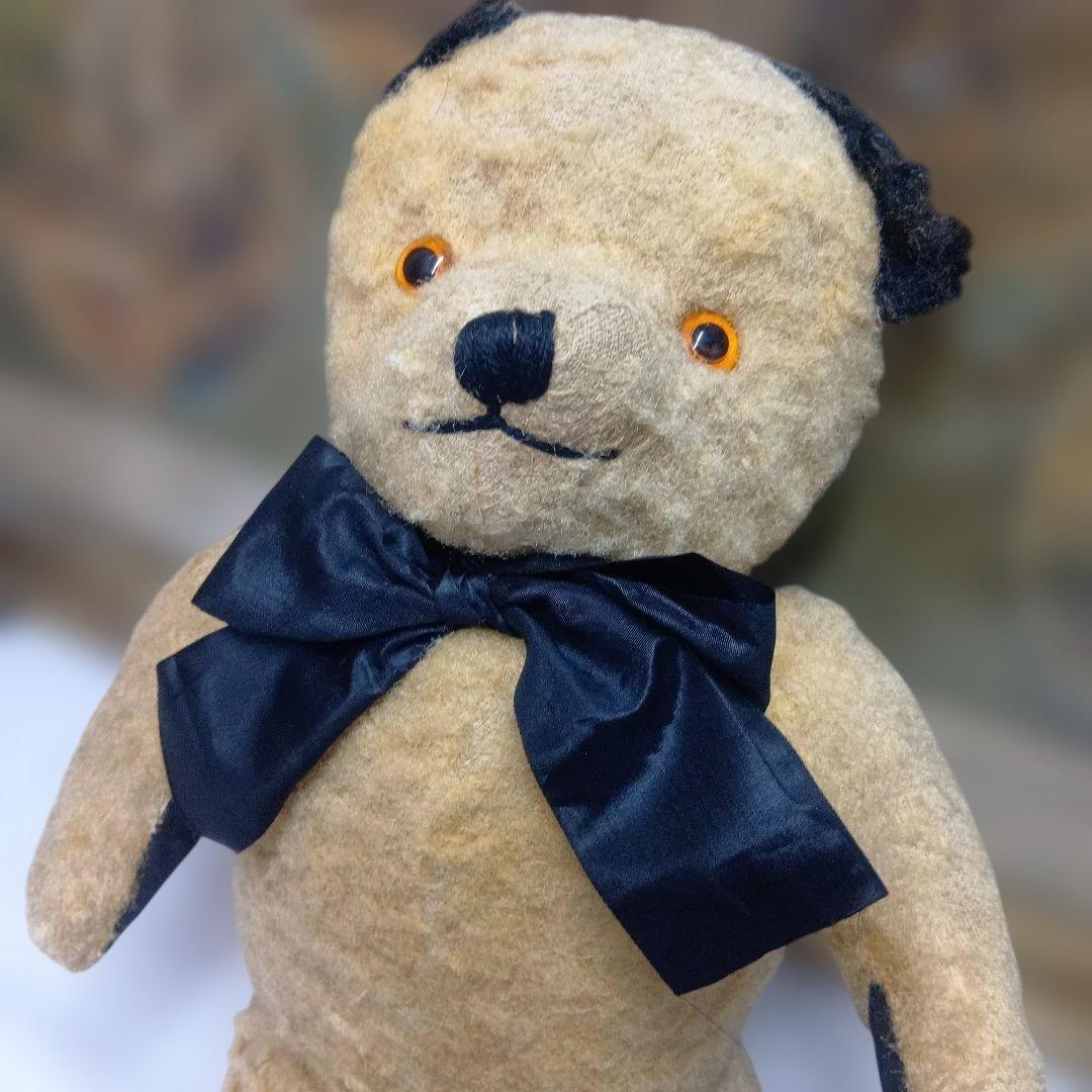 ♥イギリスからやって可愛いアンティーク　スーティーテディベア♥