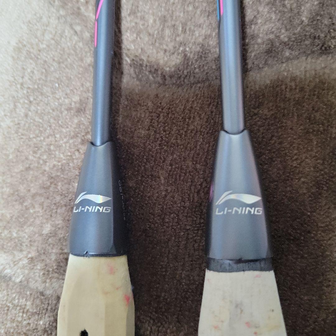 リーニン アックスフォース80 2本セット バドミントン ラケット