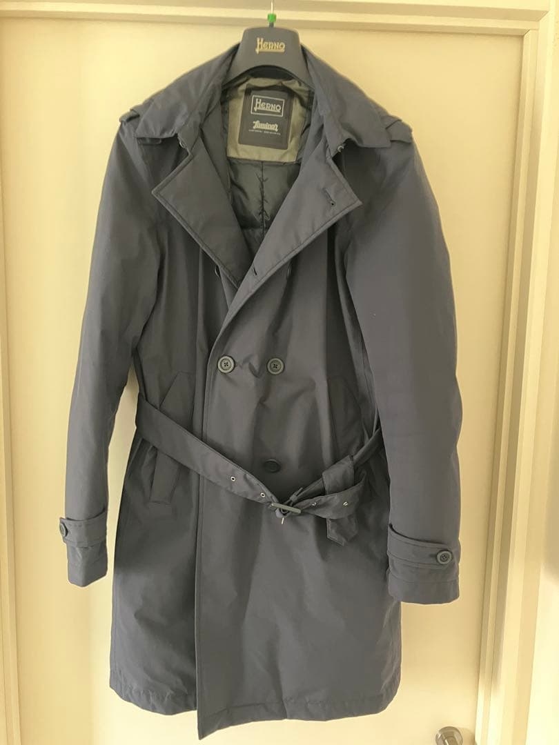 HERNO Laminar GORE-TEX フーデッドトレンチダウンコート48
