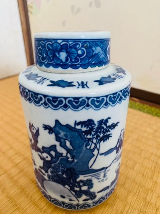 中国清時代染付(青花)茶器