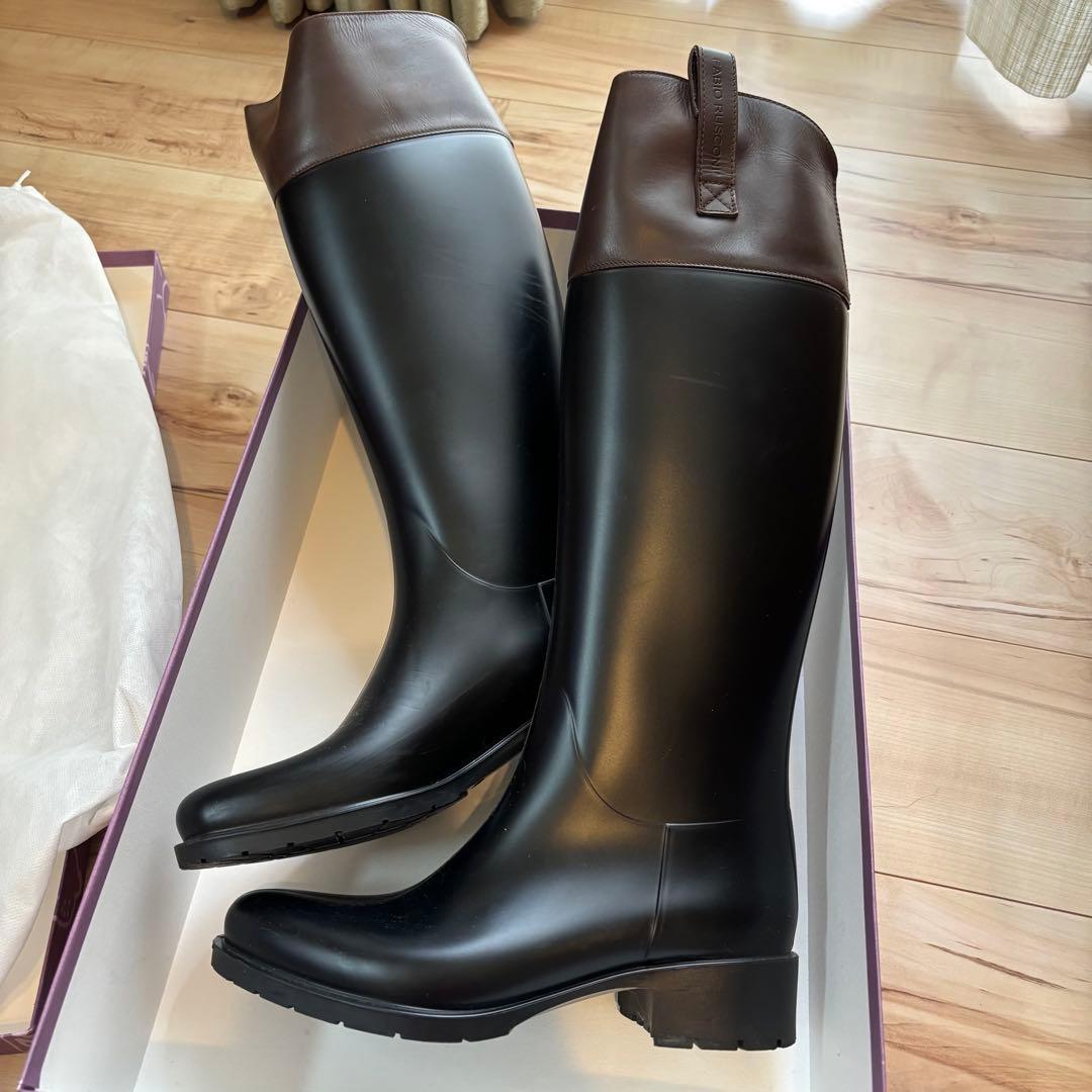 ファビオルスコーニ　レインブーツ　ロングブーツ