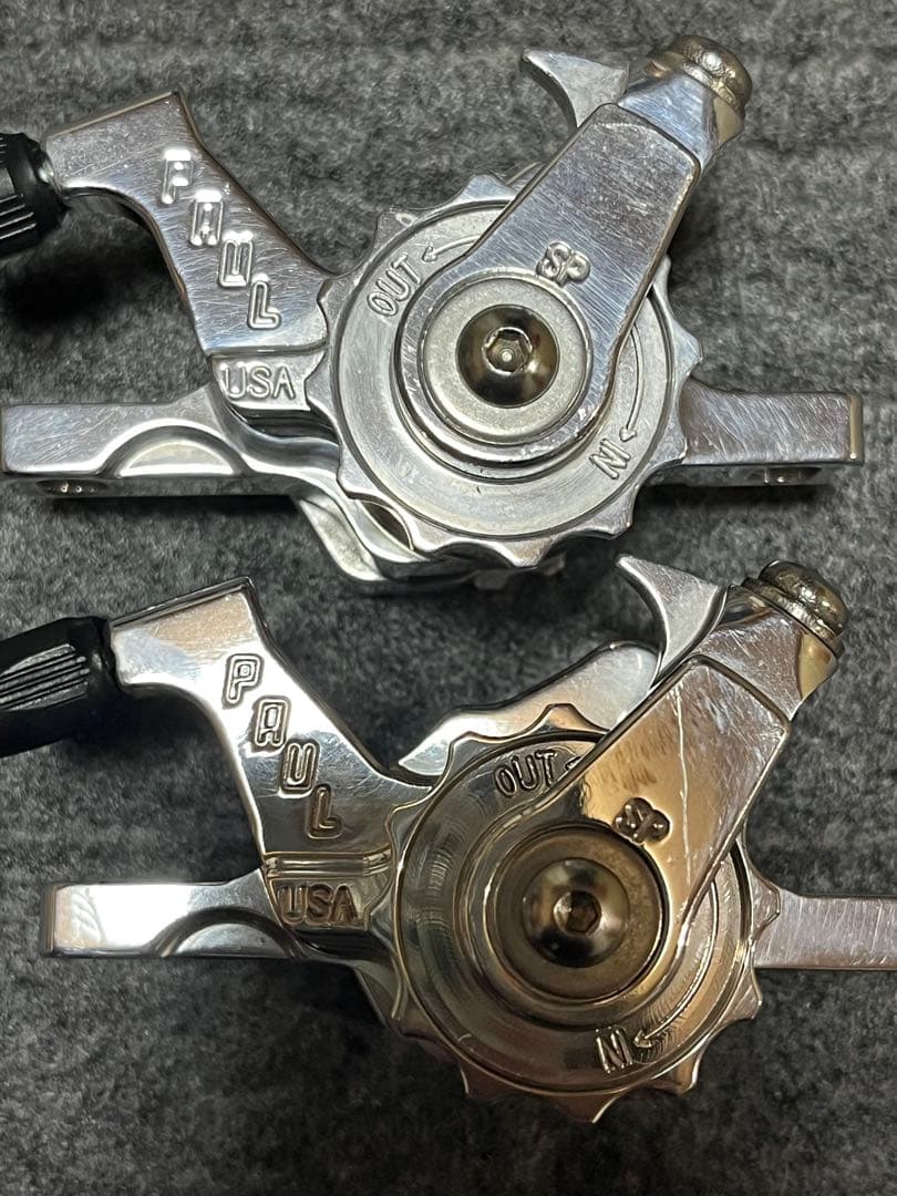 PAUL klamper disc calliperポリッシュbluelug