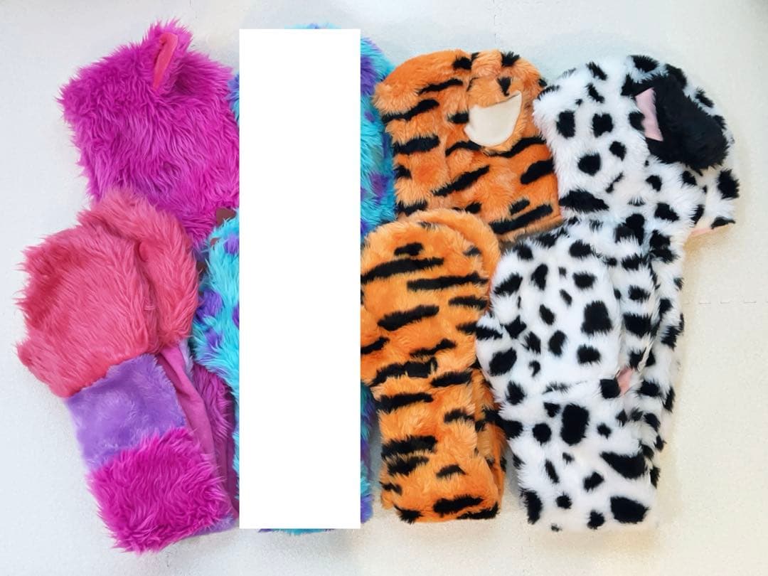 チェシャ猫　ティガー　101匹わんちゃん　マフラーファンキャップ　3個セット