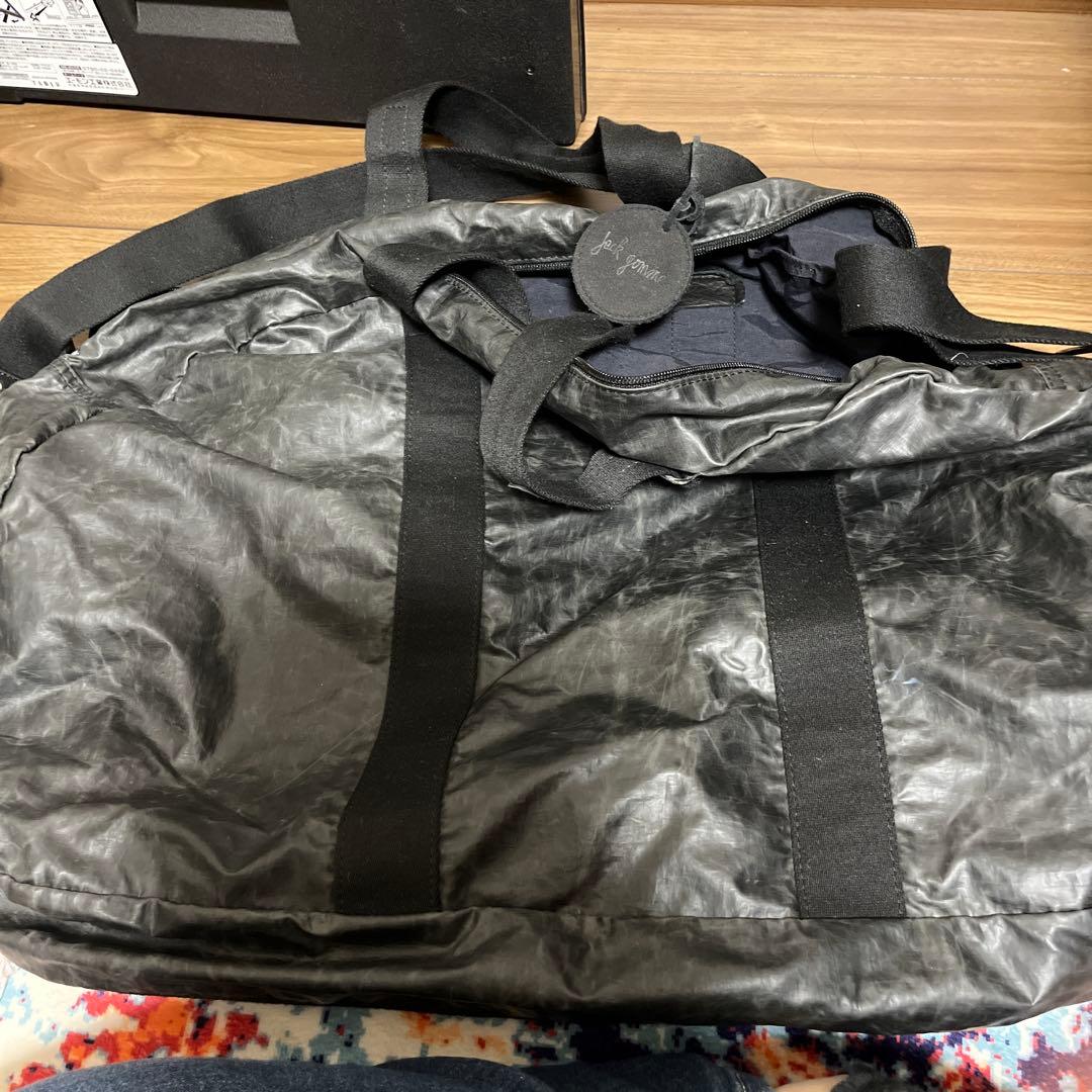 jack gomm ブラック ボストンバッグ