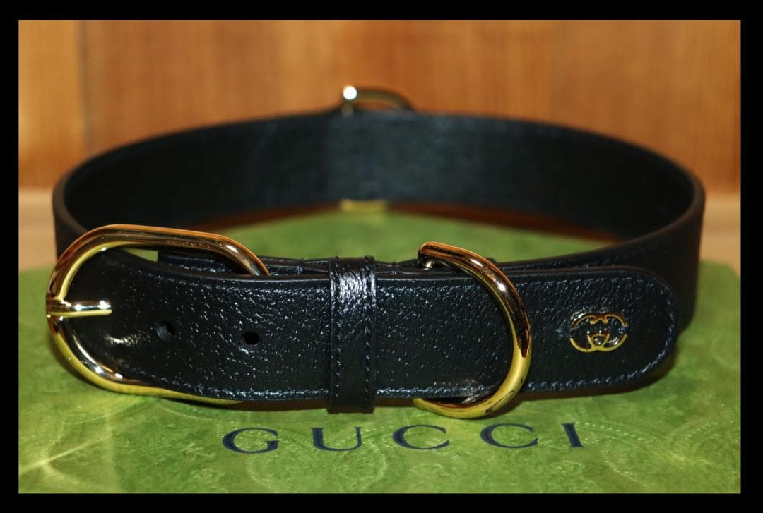 新品 GUCCI インターロッキングG 首輪 ペットコレクション Ⓗ