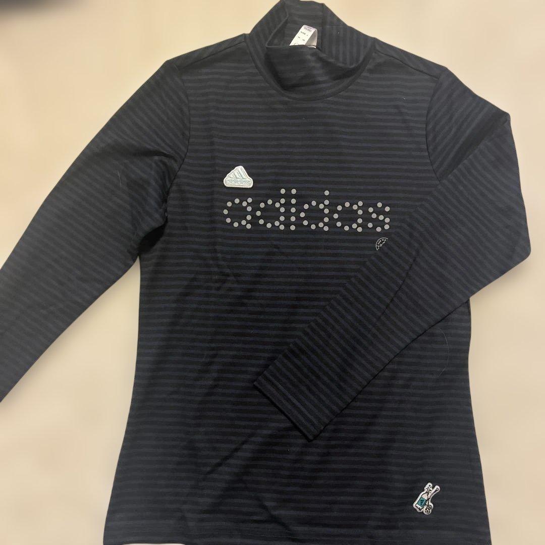 アディダスゴルフ⛳️レディースボーダートップススカートネイビーセットLサイズ