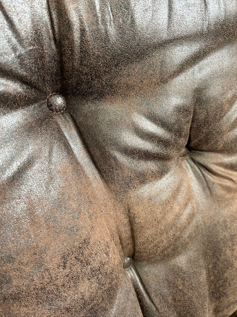 【極美品】ニトリ　バタフライチェア　 ヴィンテージ加工 折りたたみ椅子　2セット