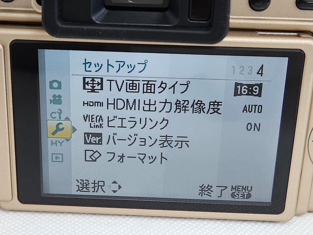 bassyLUMIX GH1 ゴールド AVCHD ミラーレスカメラ 美品