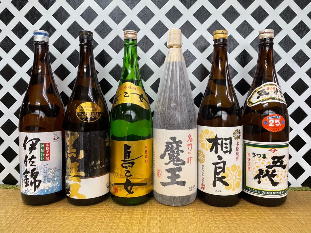 プレミアム焼酎魔王セット 伊佐錦白 無双黒 島乙女 魔王 相良 五代