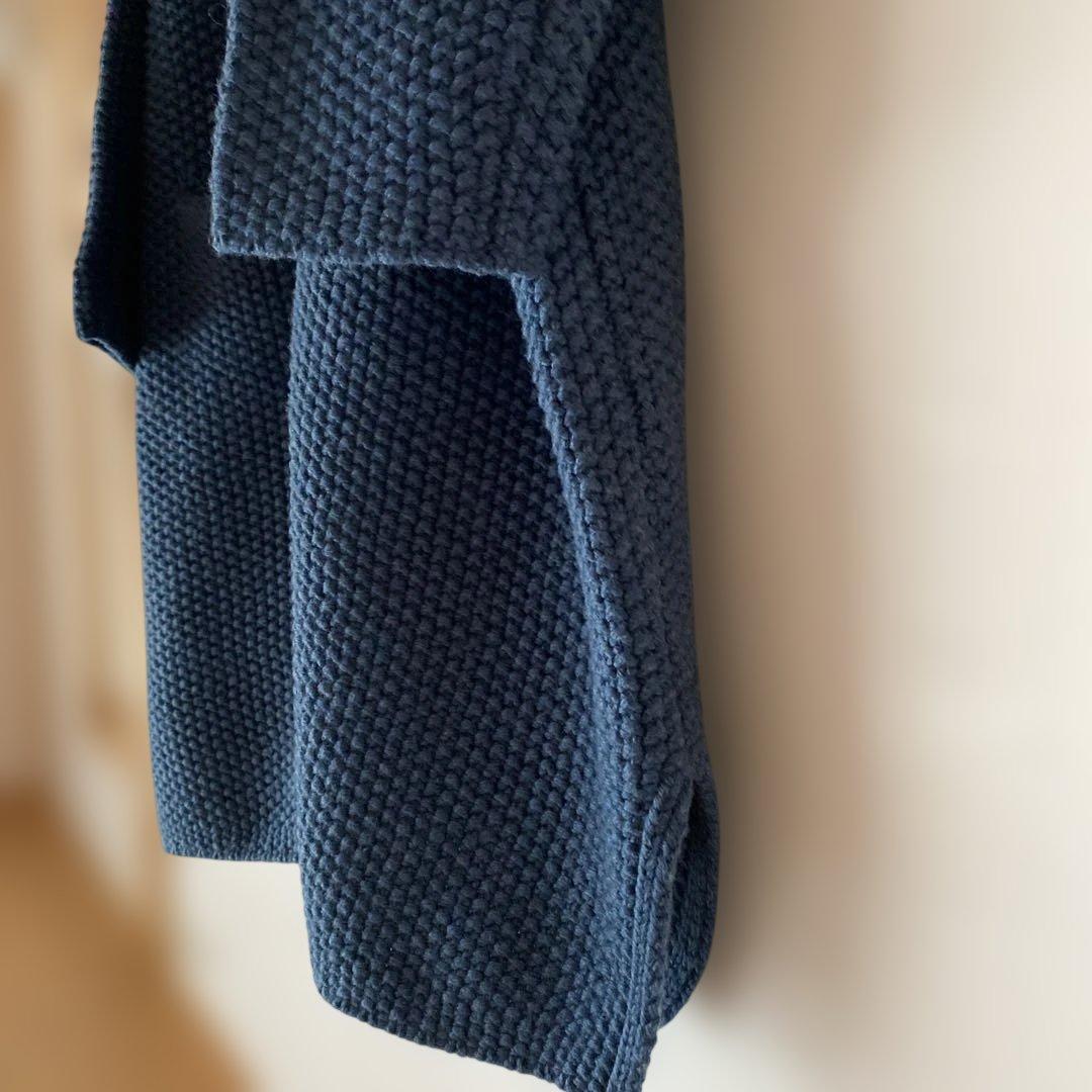 ソソット　鹿の子編み　ニットコート　美品　ナチュラン