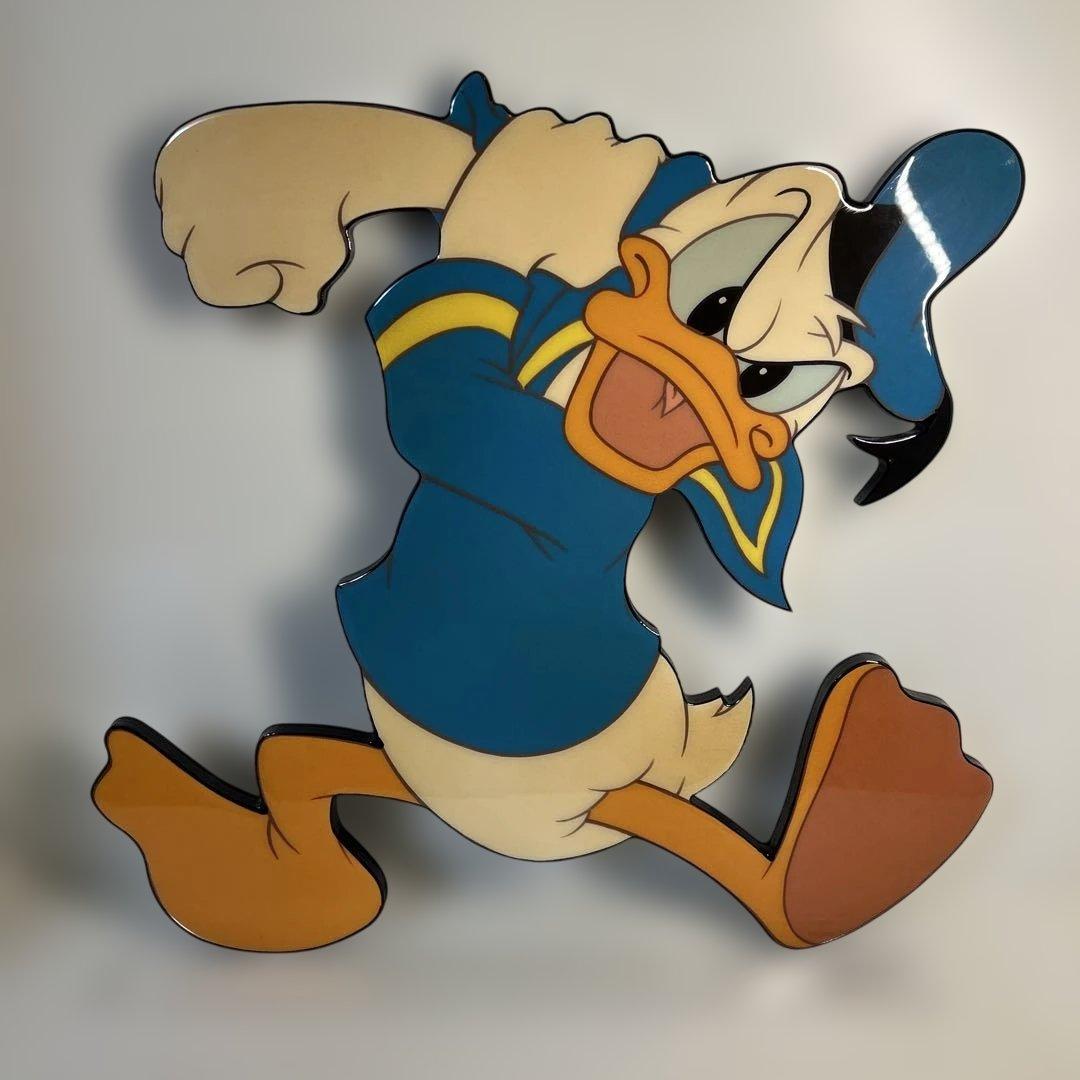 Disney ドナルド 大型壁掛けヴィンテージ