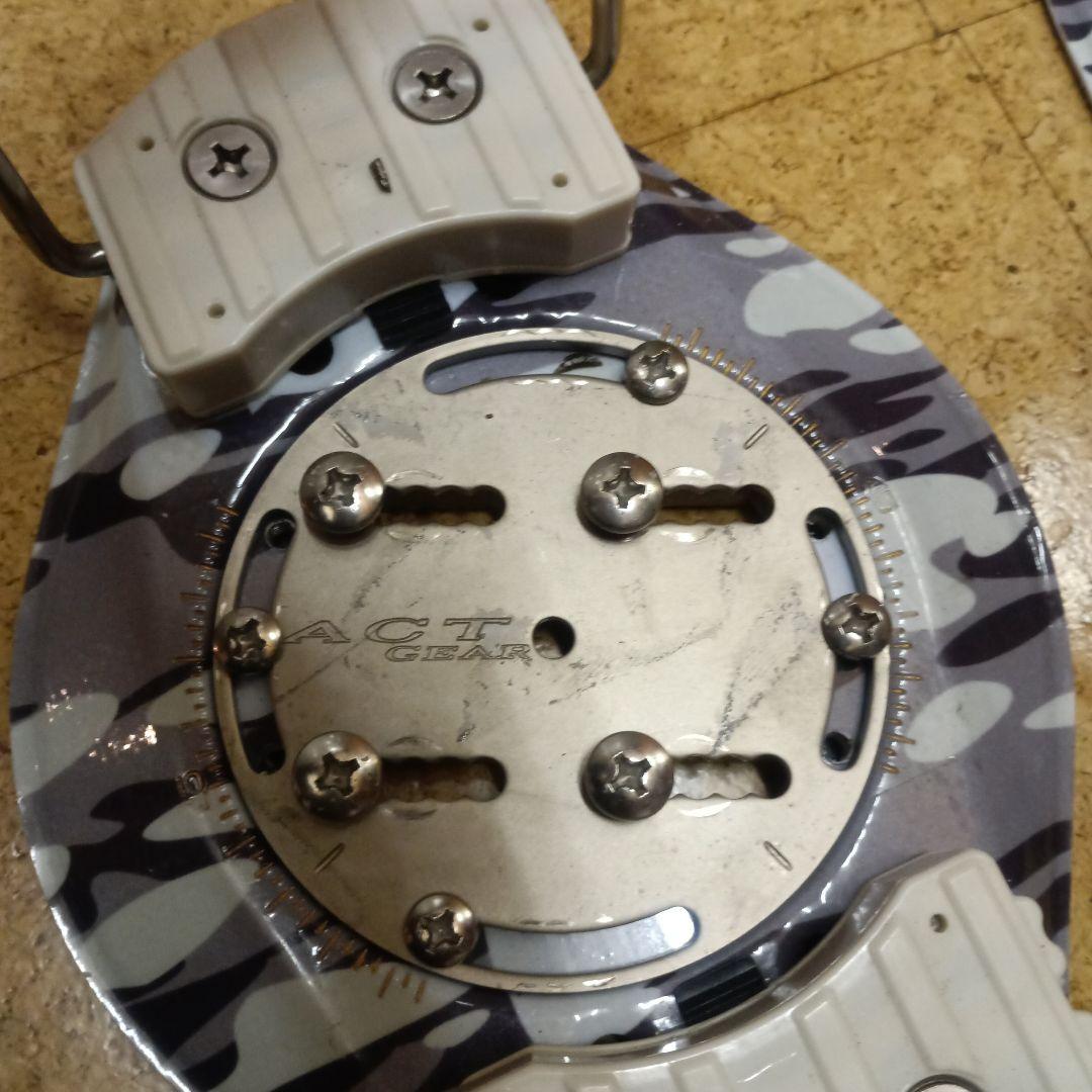 ACT GEAR 迷彩 スノーボード ビンディング