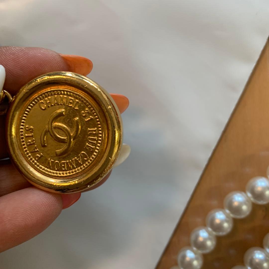 美品‼️シャネル チェーンベルト ゴールド/ブラック　定番‼️ラムスキン