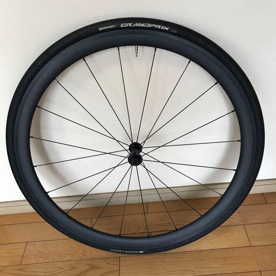 【値下げ】クリンチャー カーボンホイール フロント