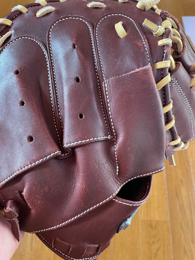 少年軟式用キャッチャーミット　HA PRO-JC8 ブラウン 野球グローブ