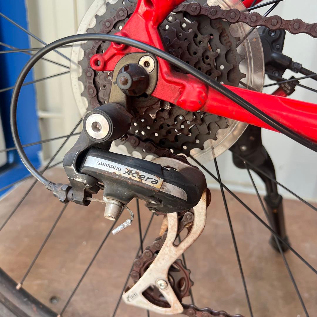 TREK トレック DUAL SPORT2 クロスバイク　自転車 レッド 赤