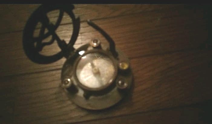 アンティーク　方位磁石　Import