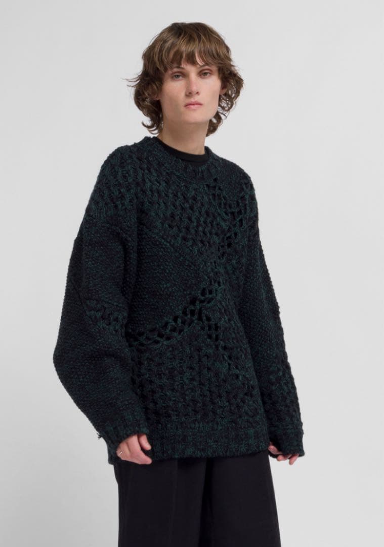 新品　定価4.2万　jieda ジエダ ニット MIX CABLE KNIT