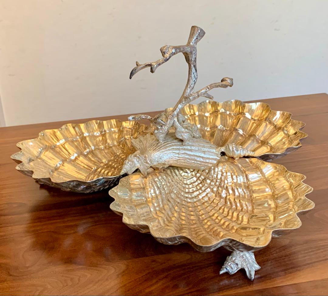 【希少】Franco Lapini 三連トレイ アートピース イタリア製