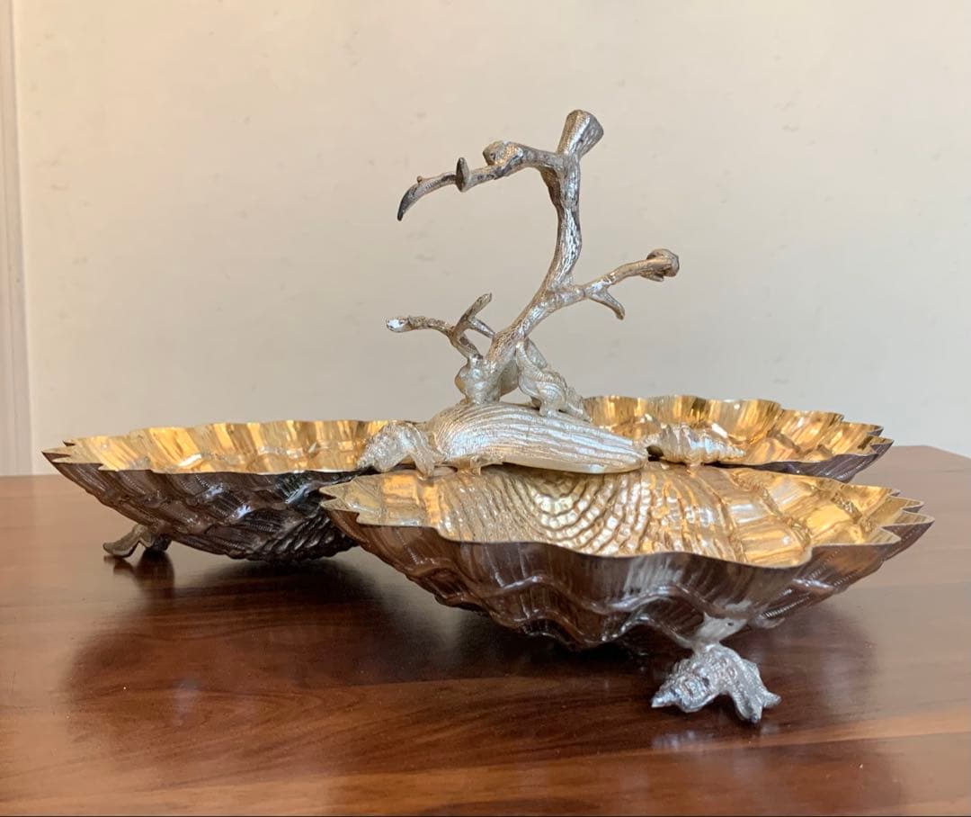 【希少】Franco Lapini 三連トレイ アートピース イタリア製