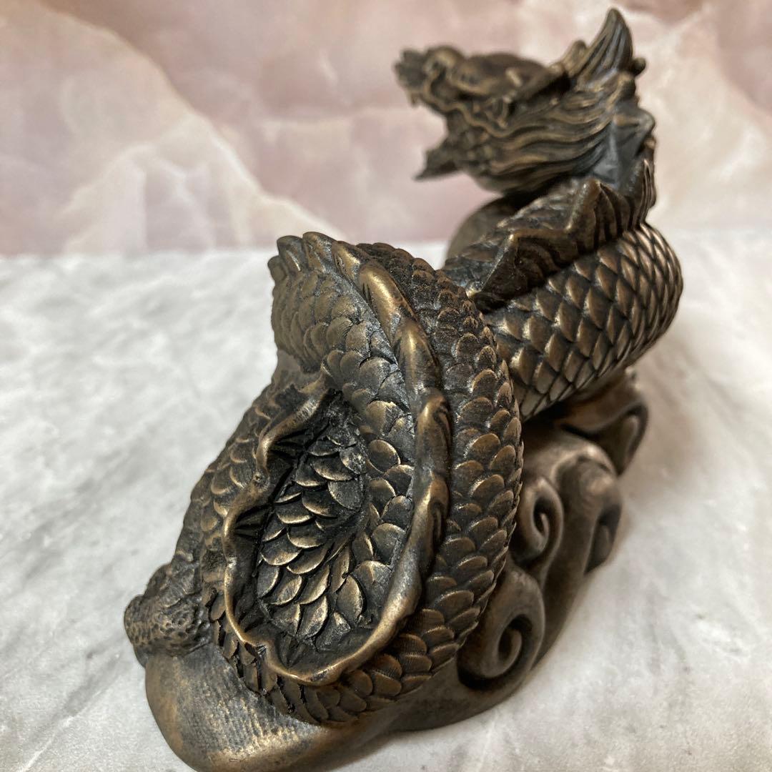 木像　金吾龍神社公認　荒波々幾龍神