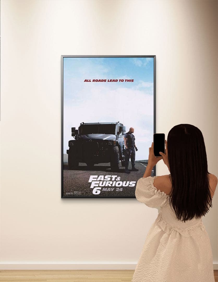 *枚数限定*映画館用両面印刷ポスターUS版:Fast & Furious 6