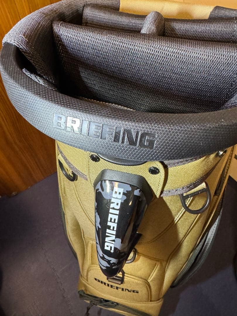 未使用 BRIEFING CR-5 #04 キャディバッグ タン　新品