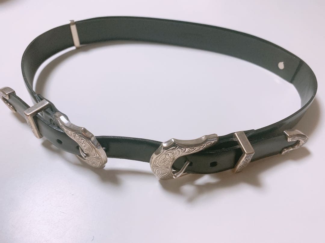 TOGA PULLA ダブルバックルベルト