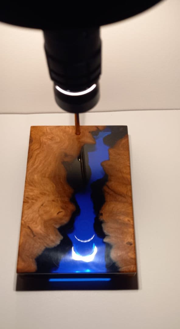 ランタンスタンド　スタンドライト　ゴールゼロ　ウッドレジン　レジンウッド