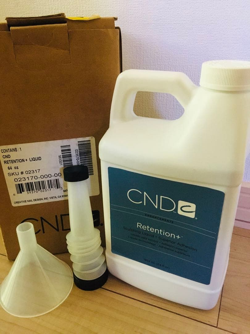 ネイルスカルプアクリルリキッド CND リテンションプラス1894ml3Dネイル