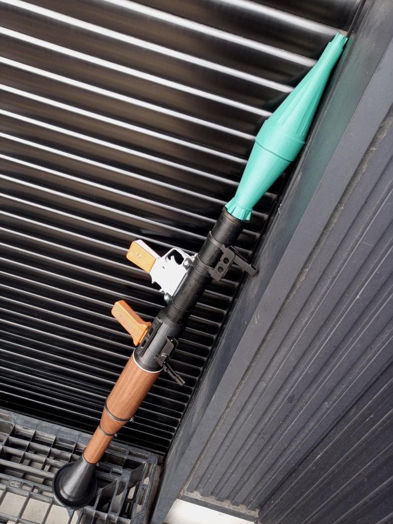 フルスクラッチ RPG-7 ロケットランチャー 3Dプリンター 成形 P