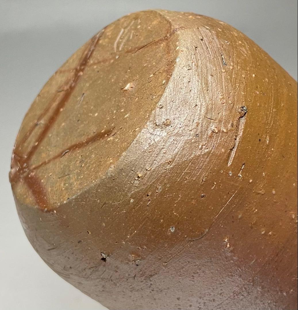 県指定重要無形文化財　金重道明　備前徳利　備前焼　共箱　d517