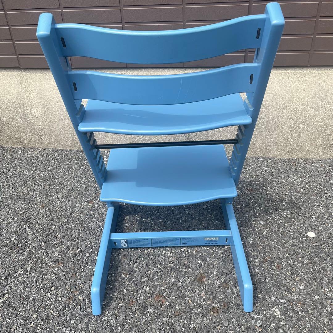 希少　限定色　ストッケ　トリップトラップ　シリアル3　ダークブルー　ハイチェア