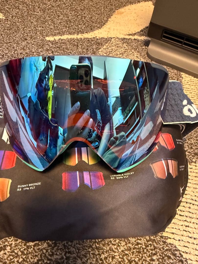 anon M5 24-25ゴーグル ブルーレンズ スペアー付き