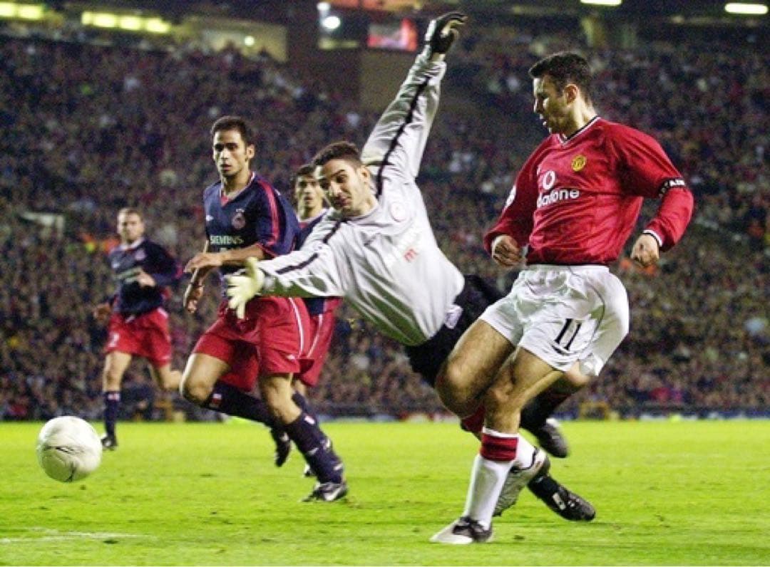 マンチェスターユナイテッド　ユニフォーム　ライアンギグス　00/02