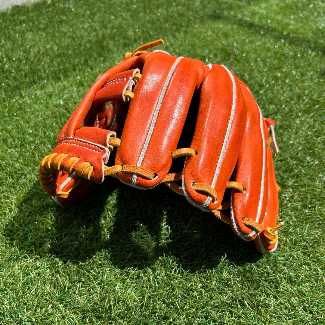 YGS 硬式グラブ EA3 ブラウンオレンジ