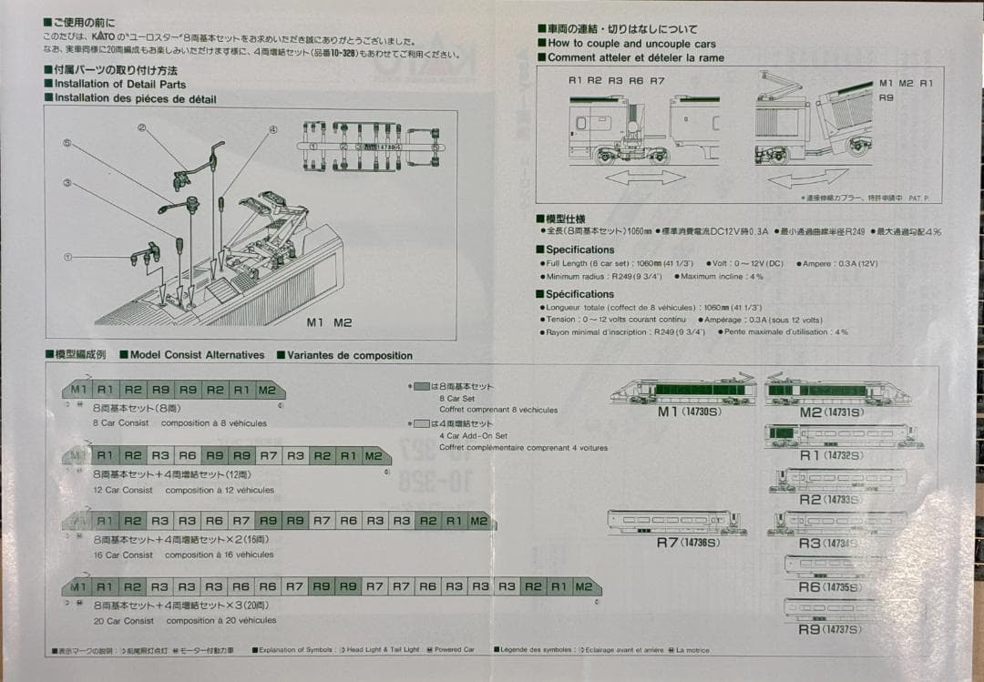 ＊絶版 希少モデル＊『ユーロスター 基本8両＋増結4両×②　16両編成セット』