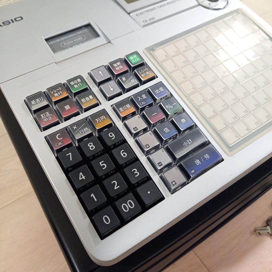 CASIO レジスター TK-400 カシオ ドロアキー欠品