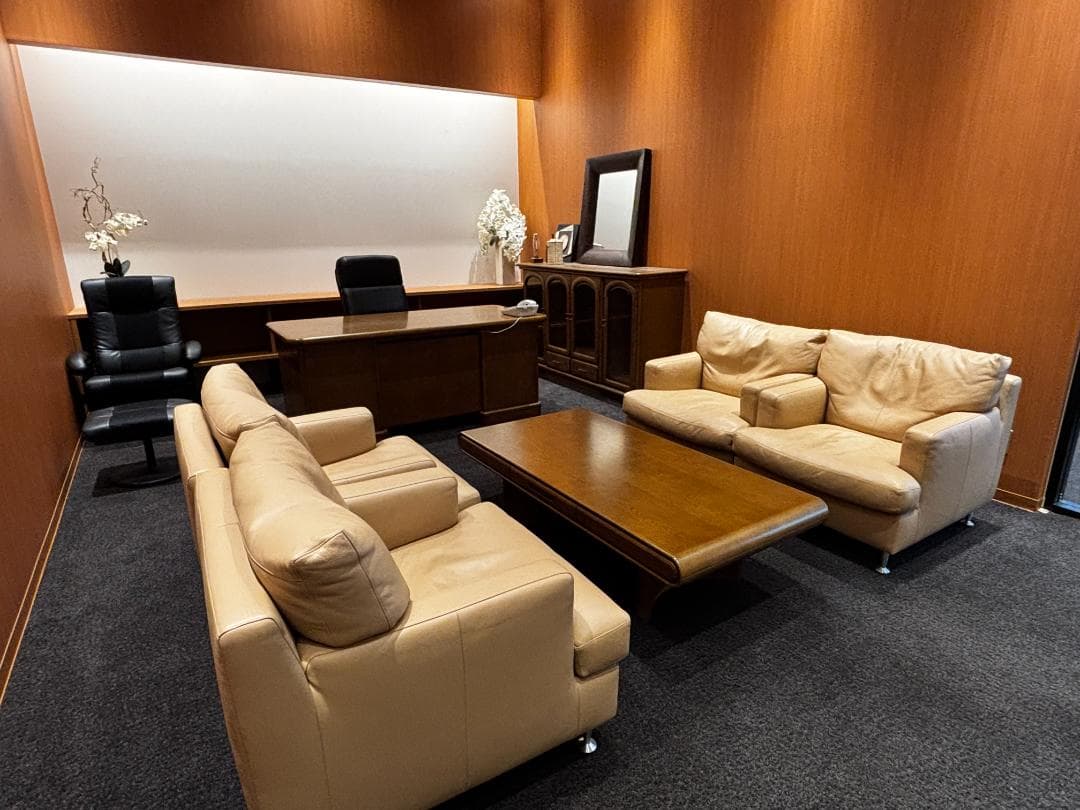 【カリモク】応接室セット７点