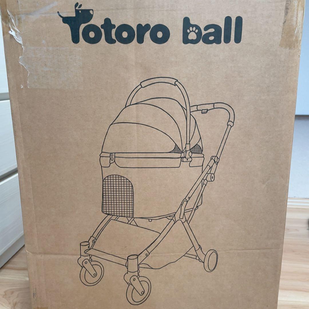 重力ワンタッチ折畳み ペットカート 犬 バギー キャリー 4輪 小型犬 中型犬